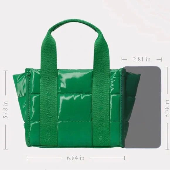 kate spade ♠️ Kip Puffy Mini Crossbody Tote NWT - Picture 3 of 11